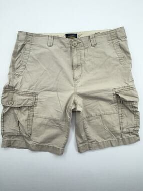 Cremieux Shorts Men 38 Khaki Cargo Dad Grandpa Preppy Old Money Quiet Luxury NOS